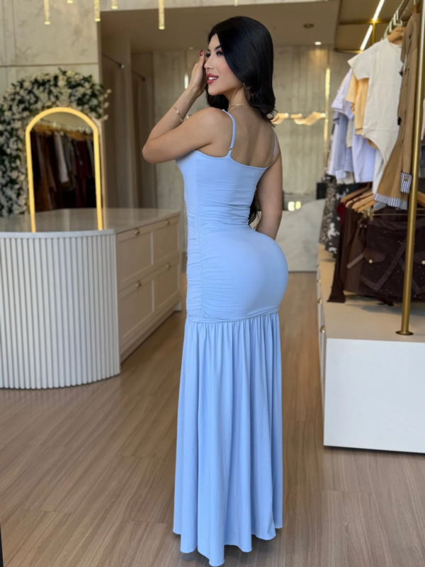 VESTIDO SAFIRA AZUL CÉU - Image 2