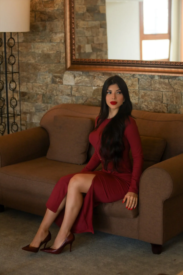 VESTIDO IZZA VINHO - Image 3