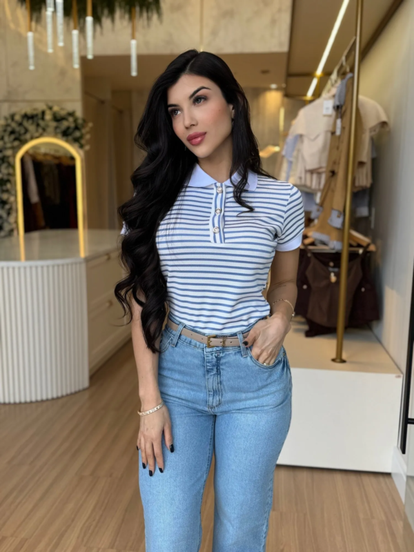 BLUSA RAFA BRANCO C AZUL
