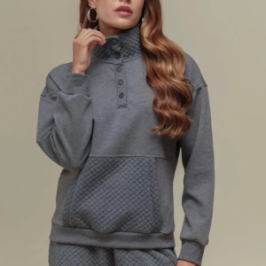 BLUSA LAVINIA CINZA