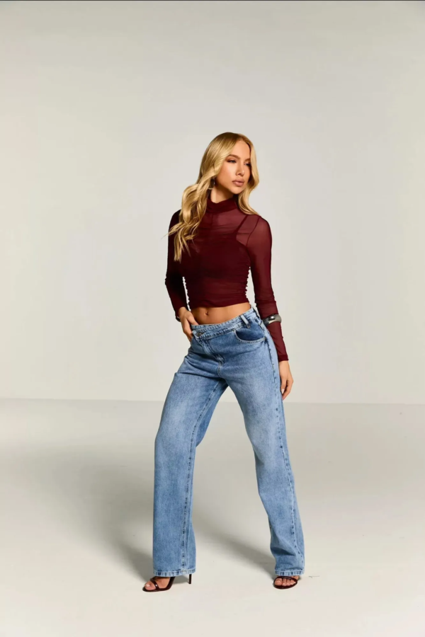 CALÇA ABIGAIL WIDE LEG JEANS