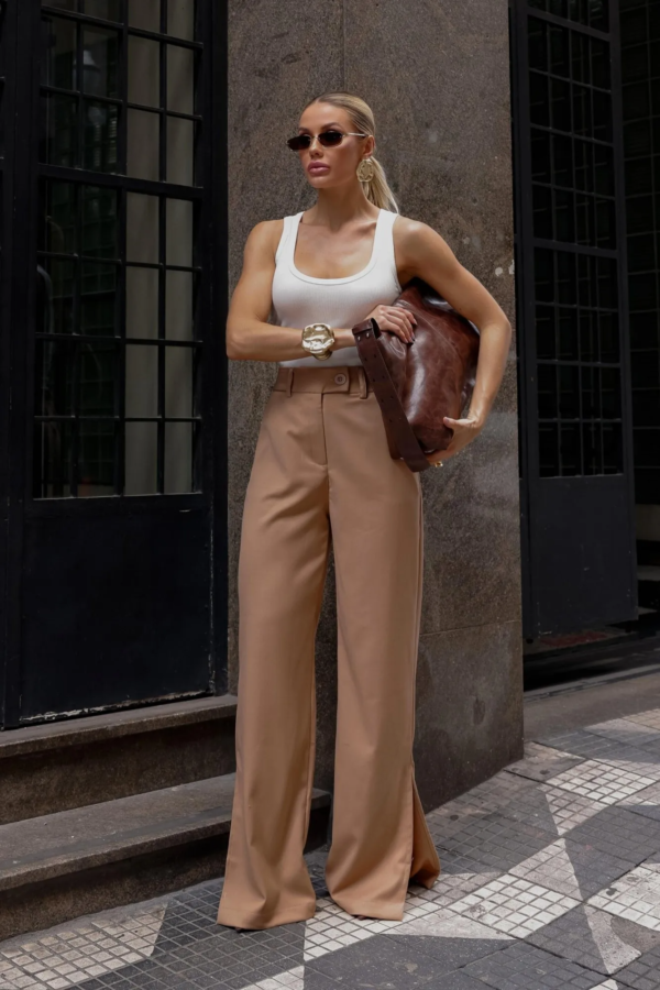 CALÇA CLARICE BEGE